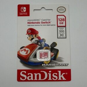 128GB microSDXC Card for Nintendo Switch - Red
